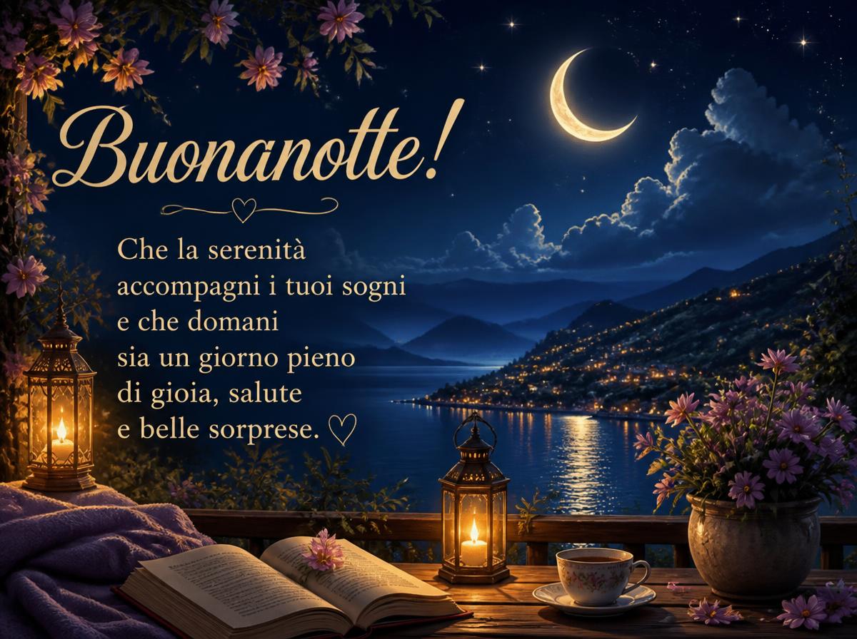 Cartoline di buonanotte - Buonanotte! - messaggiauguricartoline.com