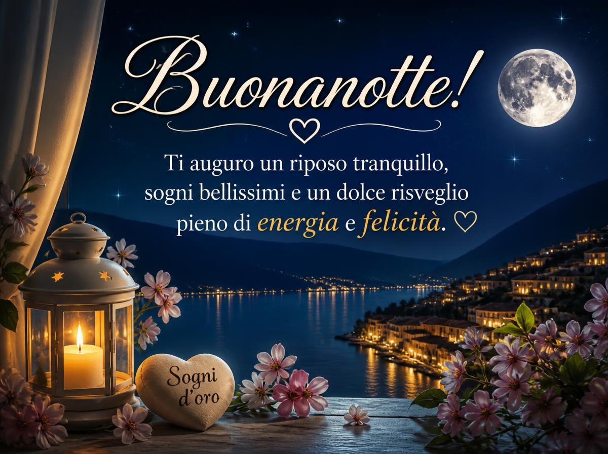 Cartoline di buonanotte - Buonanotte - messaggiauguricartoline.com