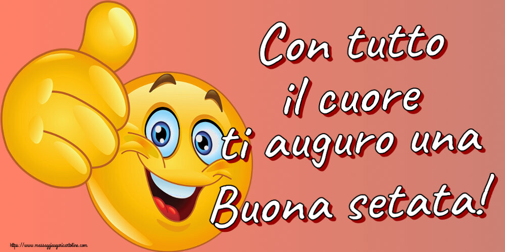 Buonasera Con tutto il cuore ti auguro una Buona setata! ~ emoticoana Like