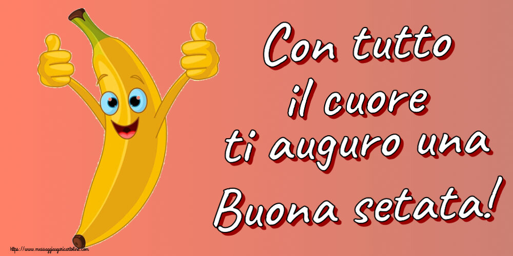 Buonasera Con tutto il cuore ti auguro una Buona setata!