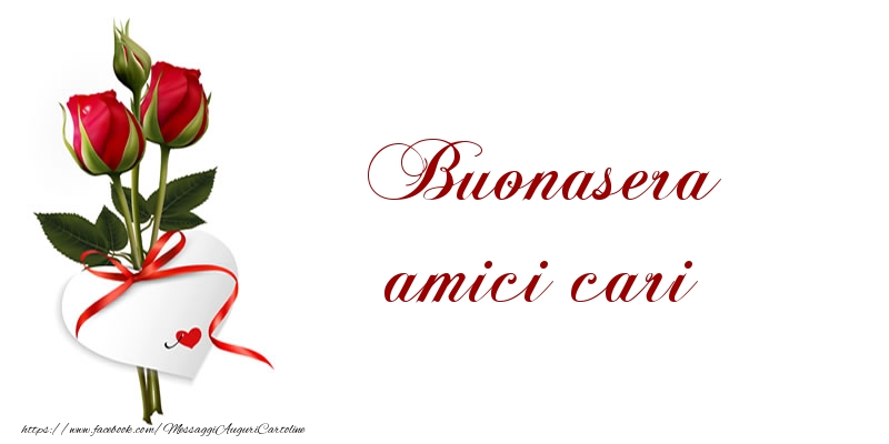 Buonasera amici cari