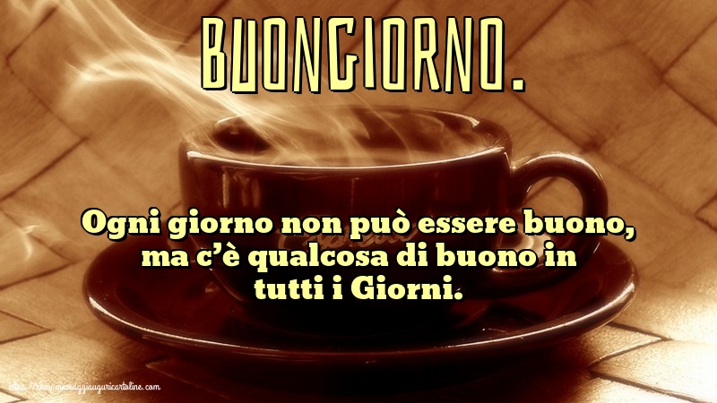Buongiorno.
