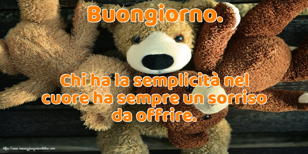 Buongiorno Buongiorno.