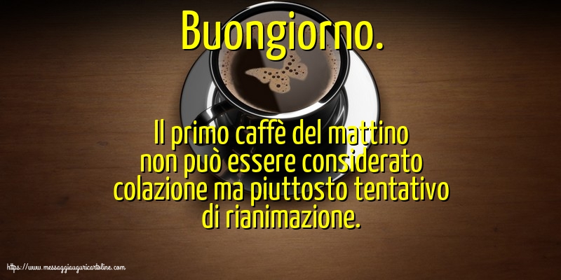 Buongiorno.