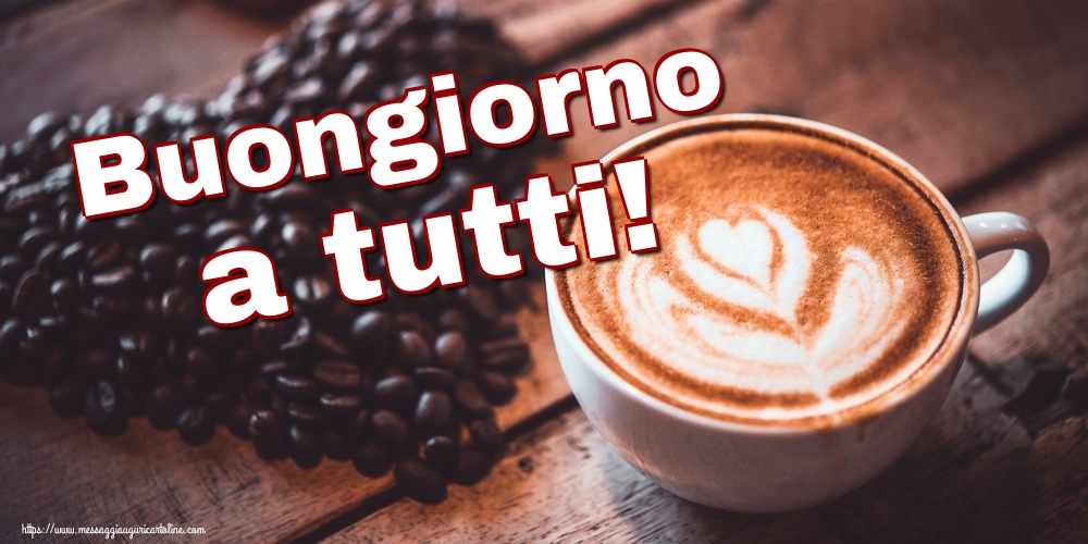 Buongiorno a tutti!