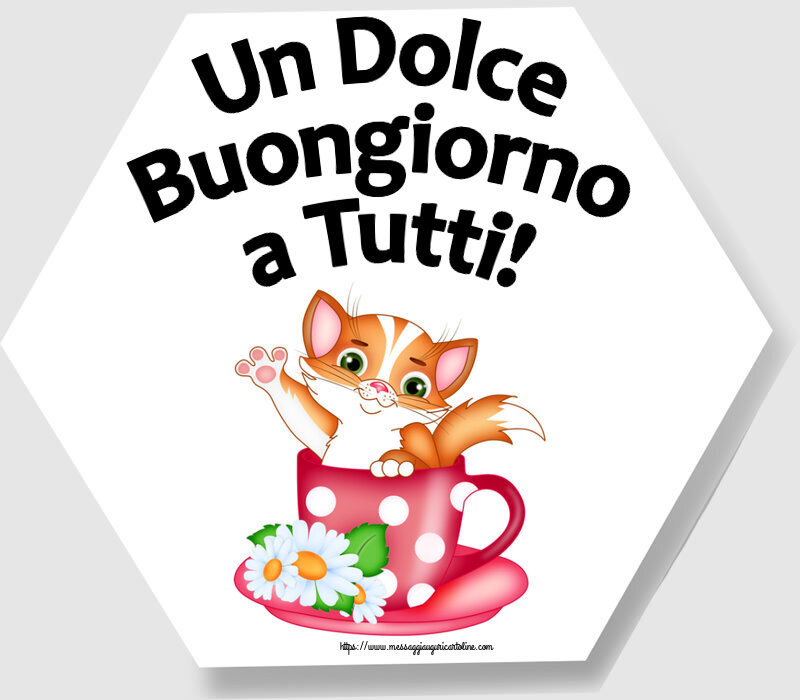 Buongiorno Un Dolce Buongiorno a Tutti!