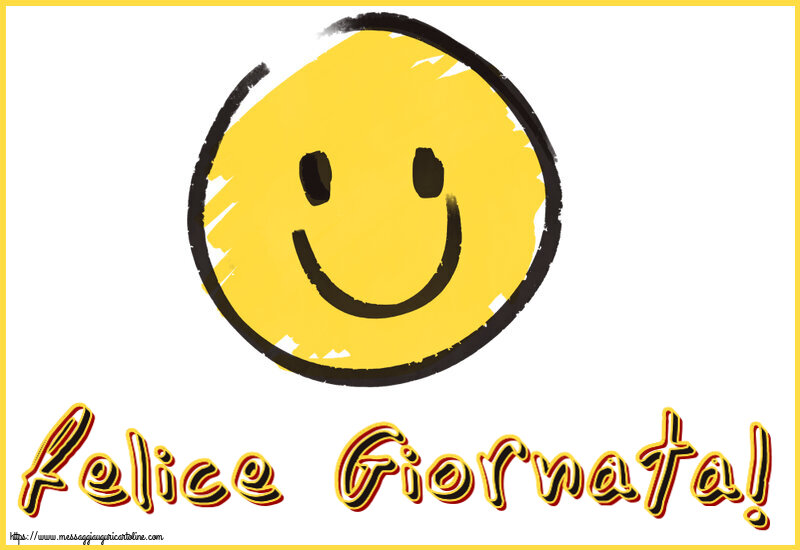 Felice Giornata! ~ emoticon sorriso
