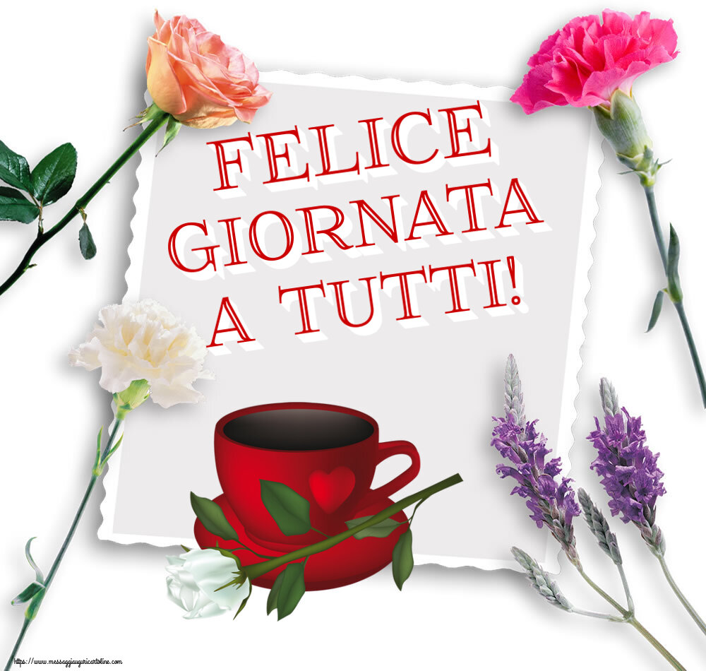 Buongiorno Felice giornata a tutti! ~ caffè e una rosa bianca