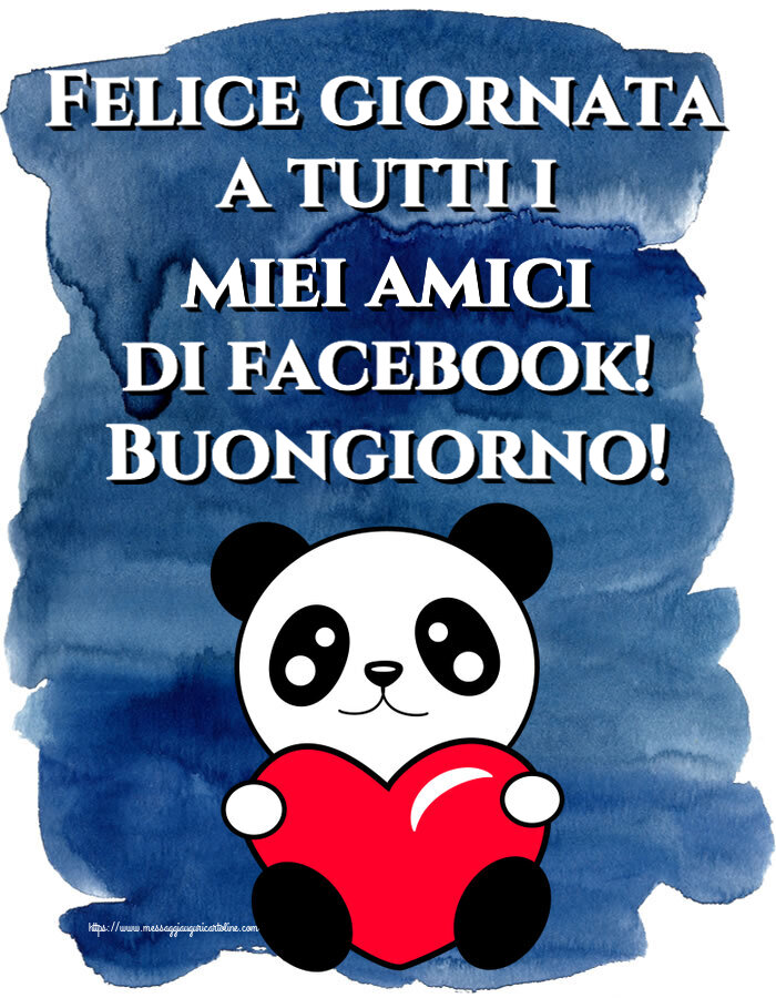 Buongiorno Felice giornata a tutti i miei amici di facebook! Buongiorno! ~ orsacchiotto con cuore