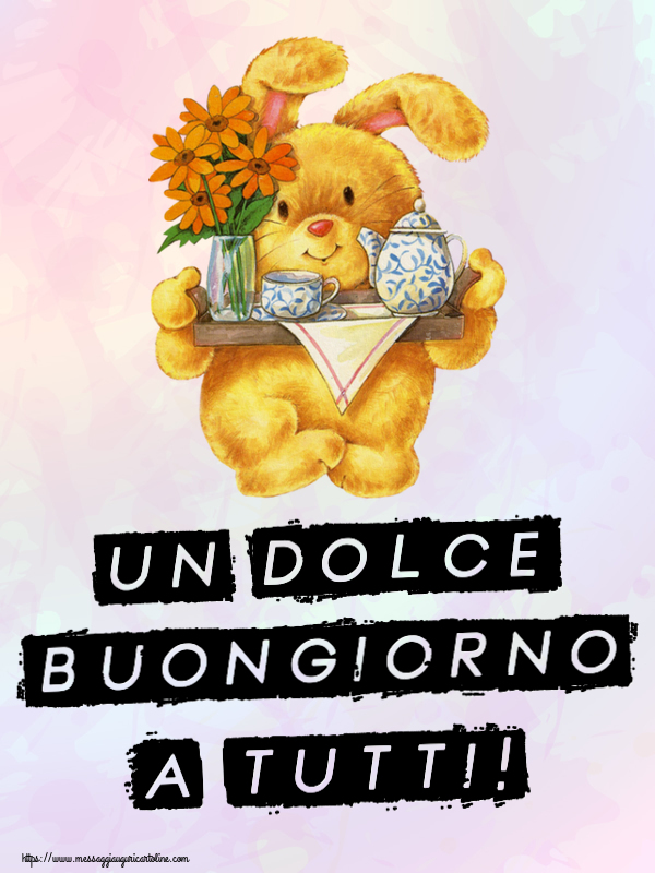 Buongiorno Un Dolce Buongiorno a Tutti!