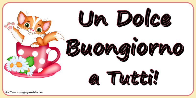 Un Dolce Buongiorno a Tutti!