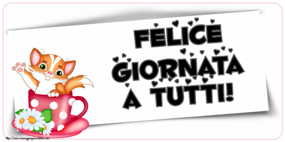 Felice giornata a tutti!