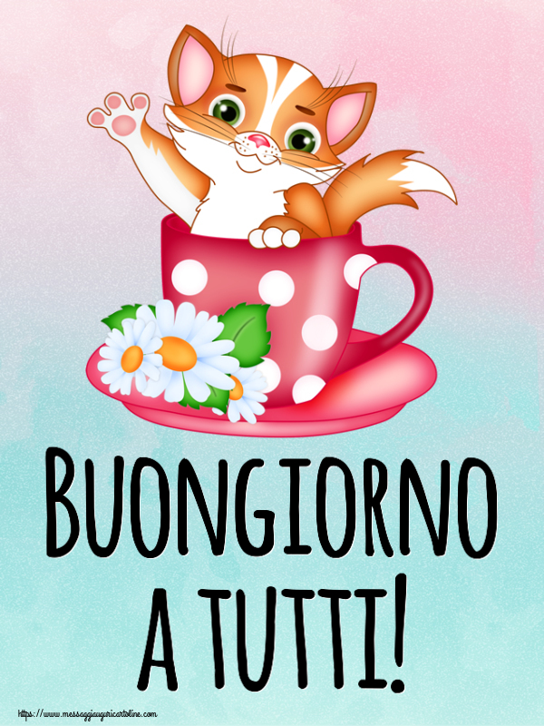 Buongiorno a tutti!