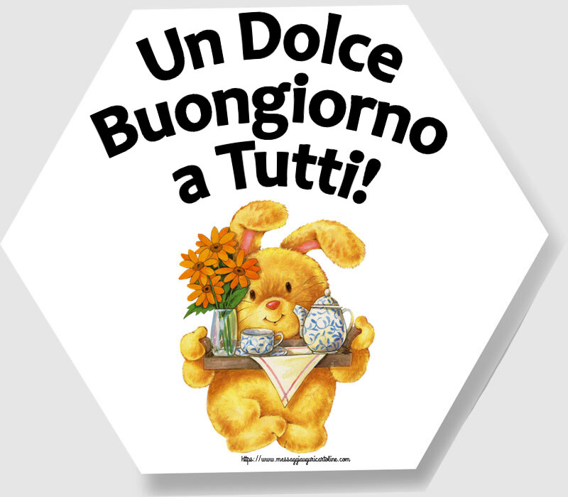 Buongiorno Un Dolce Buongiorno a Tutti!