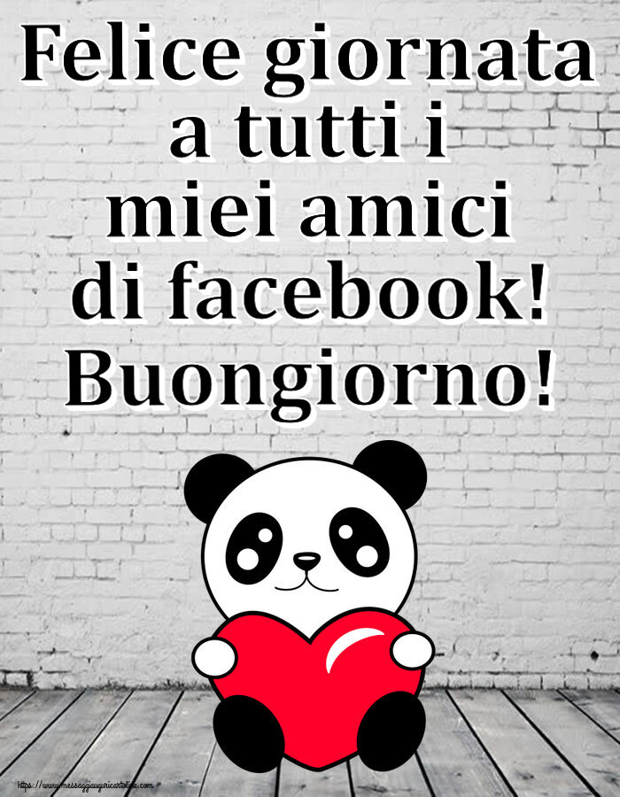 Buongiorno Felice giornata a tutti i miei amici di facebook! Buongiorno! ~ orsacchiotto con cuore