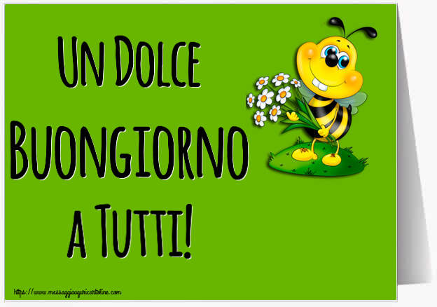 Buongiorno Un Dolce Buongiorno a Tutti!
