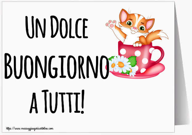 Un Dolce Buongiorno a Tutti!
