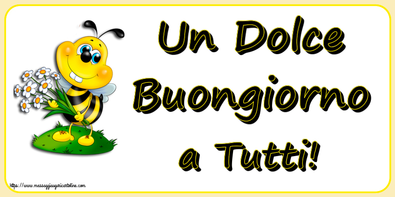 Buongiorno Un Dolce Buongiorno a Tutti!