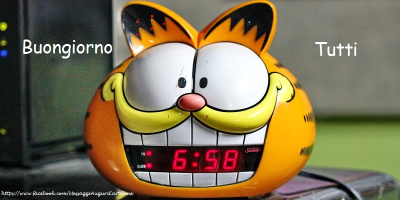 Cartoline di buongiorno - Buongiorno Tutti - messaggiauguricartoline.com