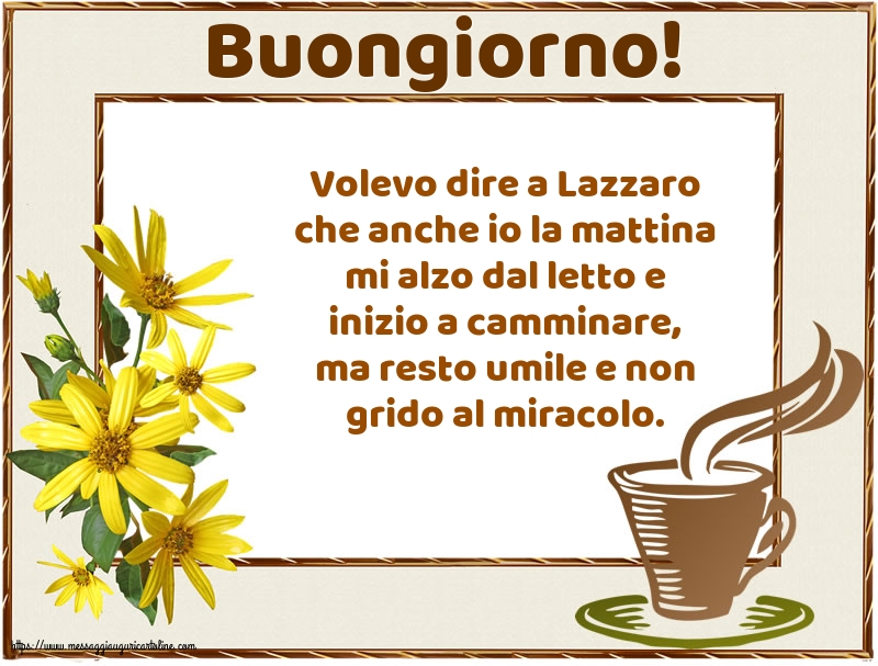 Buongiorno!