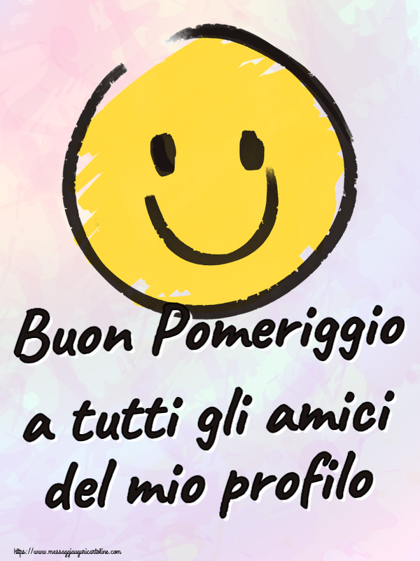 Buon Pomeriggio a tutti gli amici del mio profilo ~ emoticon sorriso