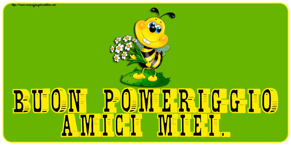 Buon Pomeriggio Amici miei.