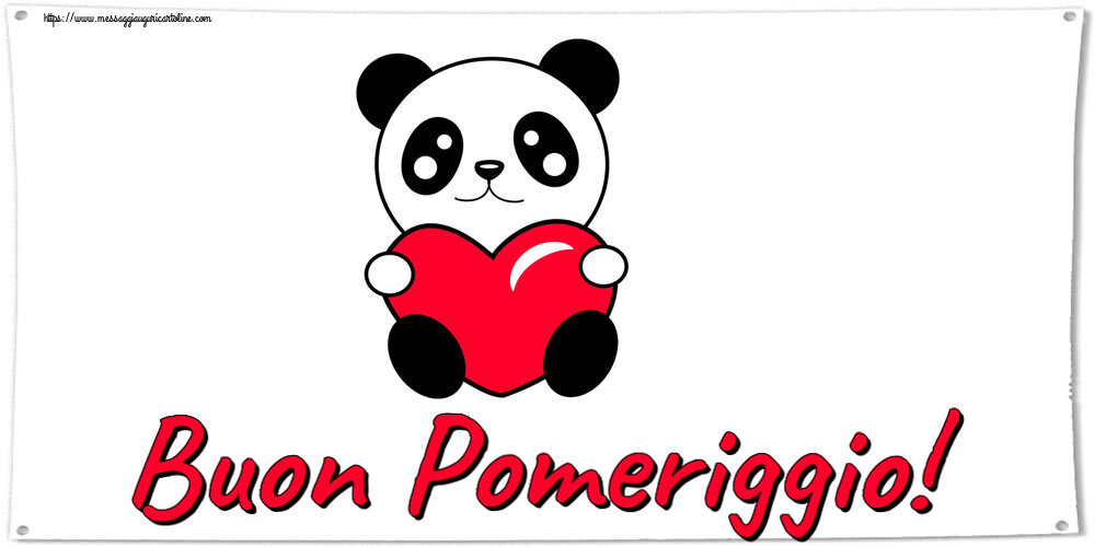 Buon Pomeriggio! ~ orsacchiotto con cuore