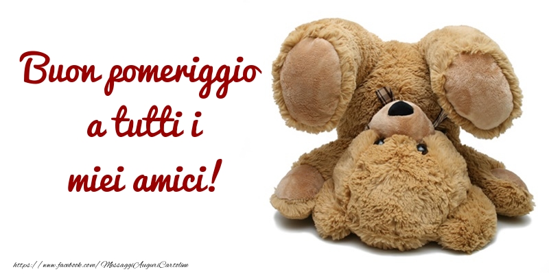 Buon pomeriggio a tutti i miei amici!