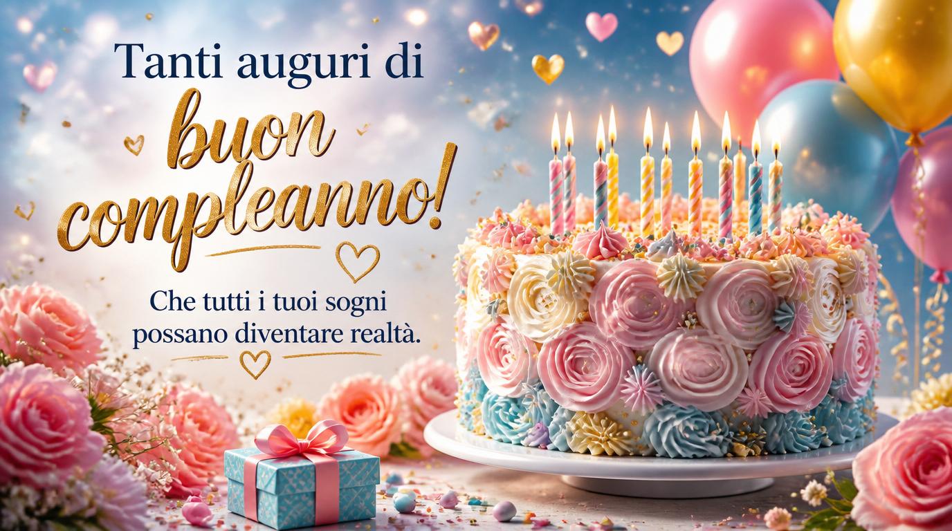 Tanti auguri si buon compleanno