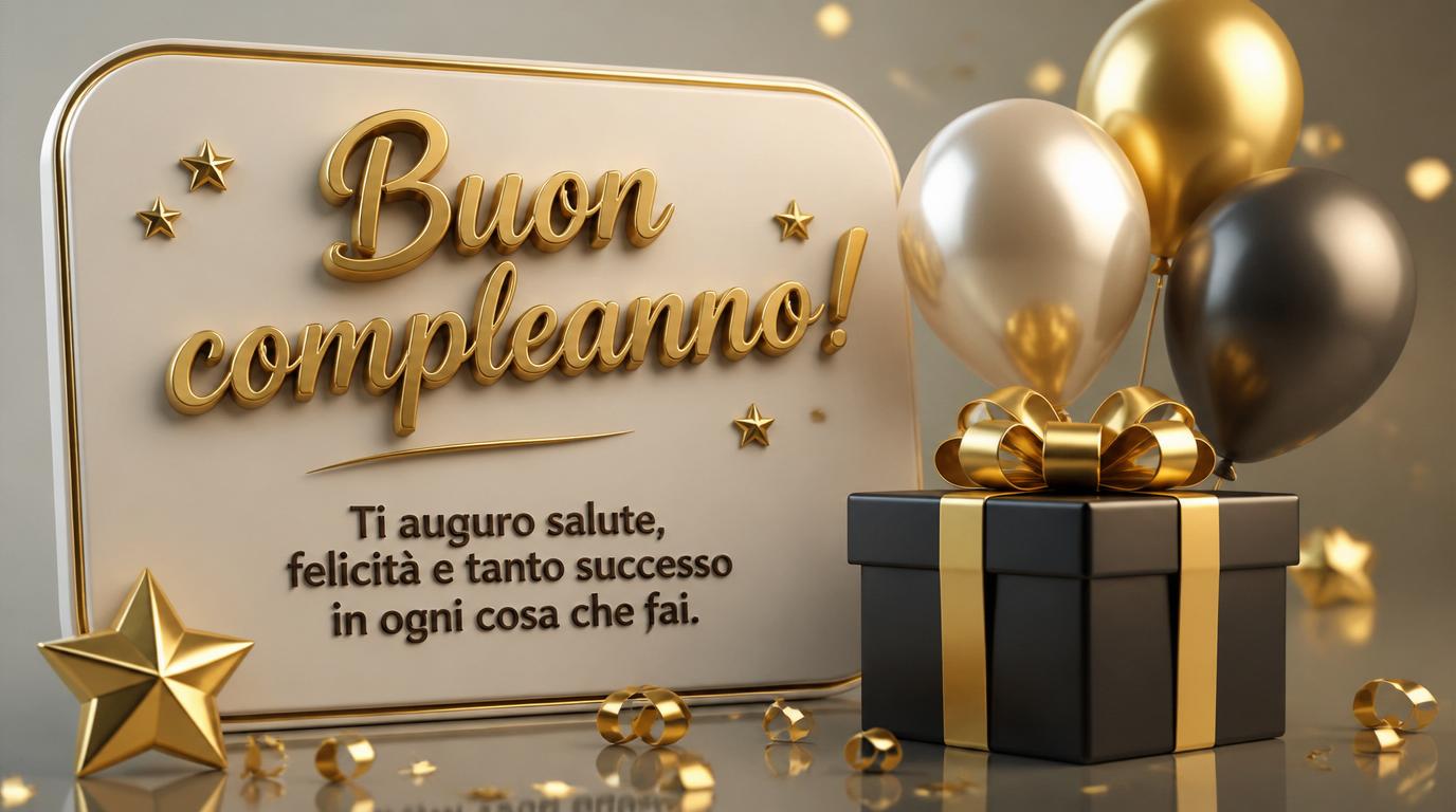 Tanti auguri si buon compleanno
