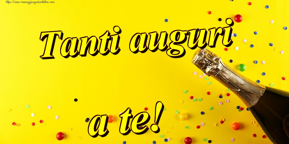 Cartoline di compleanno - Tanti auguri a te! - messaggiauguricartoline.com
