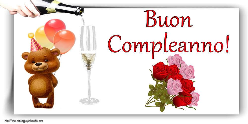 Compleanno Buon Compleanno! ~ nove rose