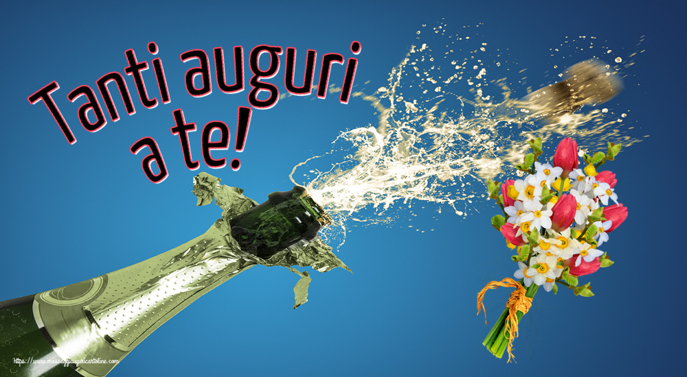 Compleanno Tanti auguri a te! ~ bouquet di tulipani