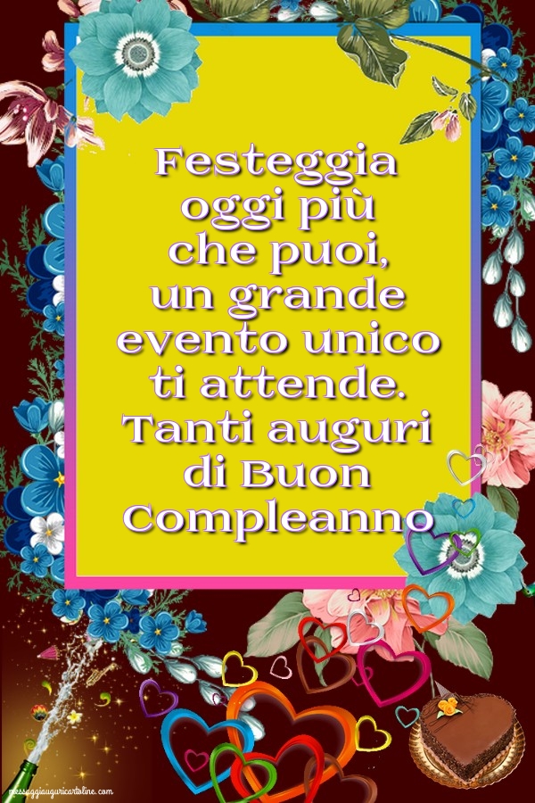Tanti auguri di Buon Compleanno