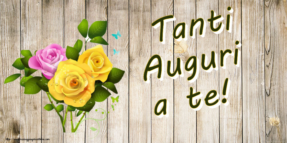 Compleanno Tanti Auguri a te! ~ tre rose