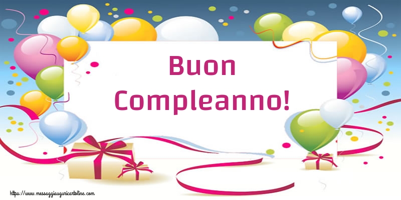 Cartoline di compleanno - Buon Compleanno! - messaggiauguricartoline.com