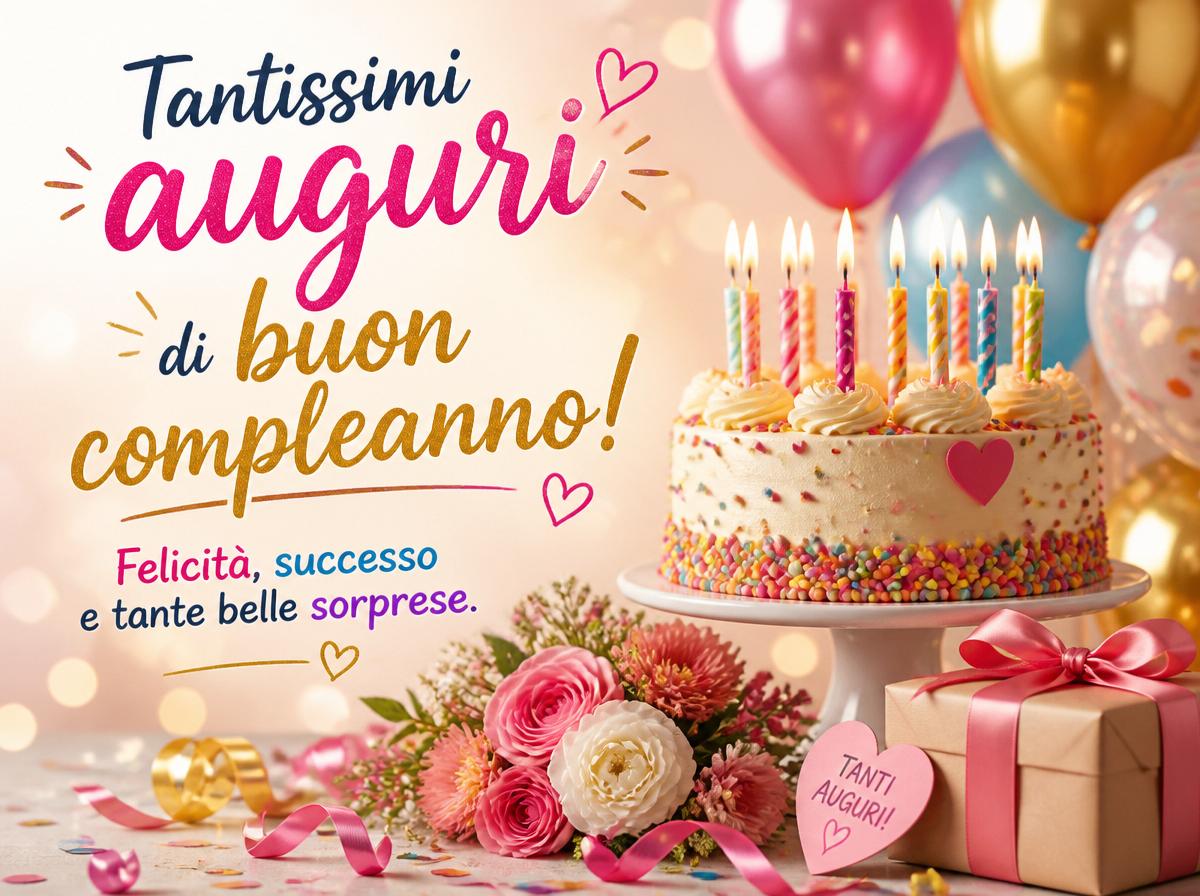 Tantissimi auguri di buon compleanno