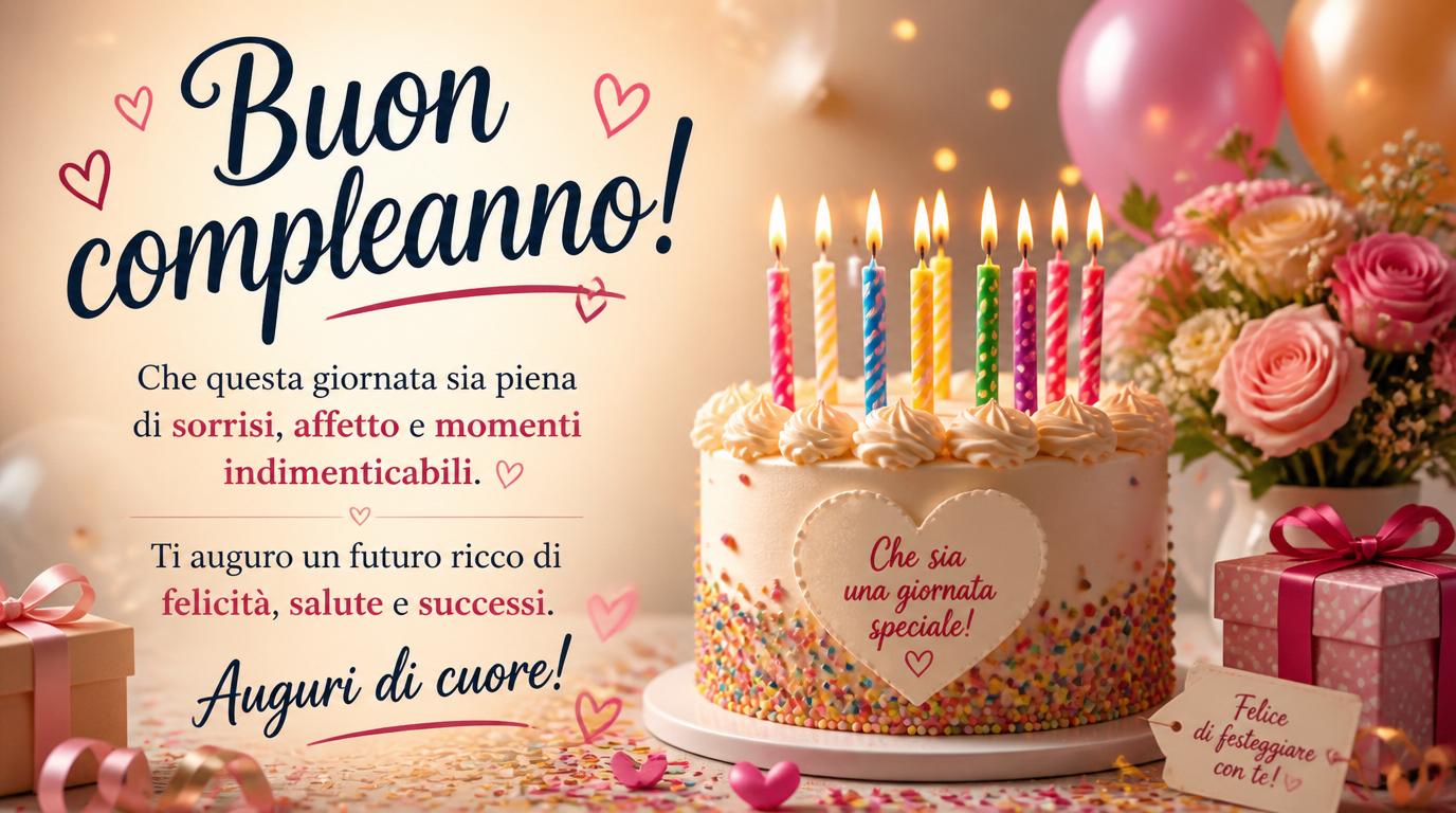 Cartoline di compleanno - Buon compleanno - messaggiauguricartoline.com