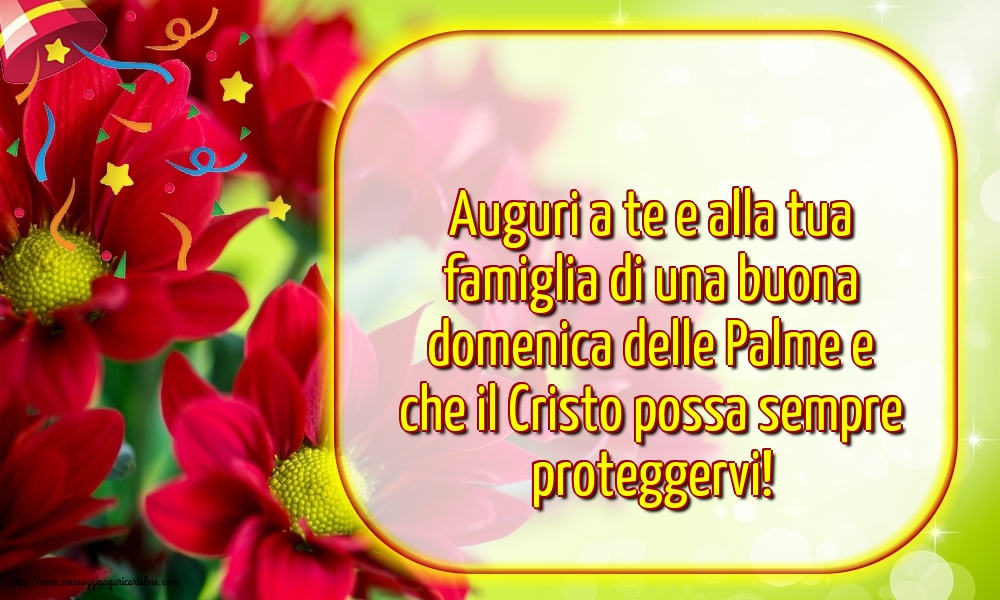Auguri a te e alla tua famiglia