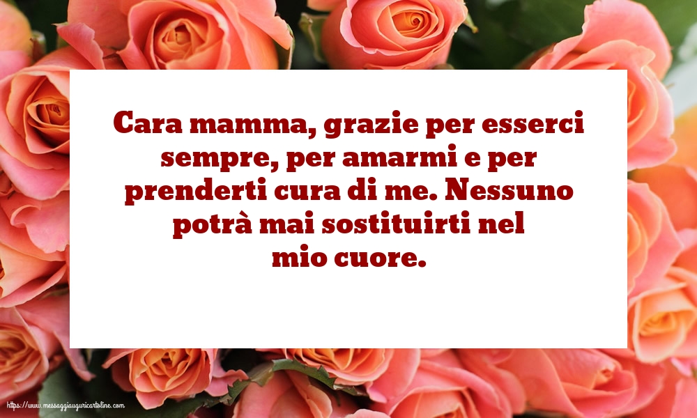Famiglia Nessuno potrà mai sostituirti nel mio cuore