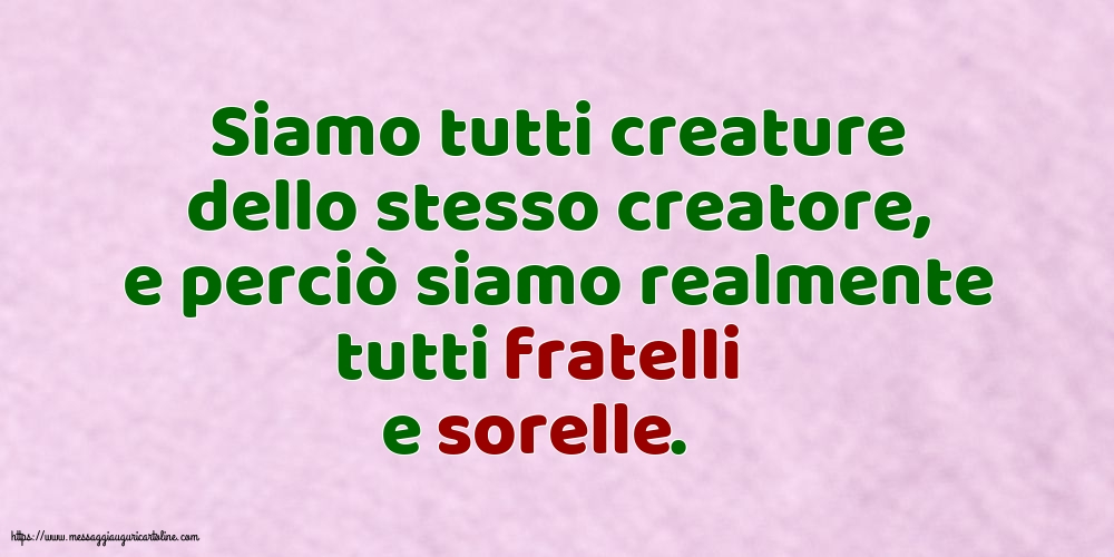 Famiglia Fratelli e sorelle