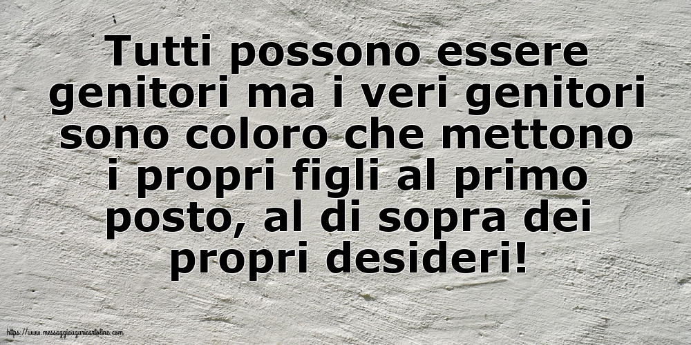 Tutti possono essere genitor