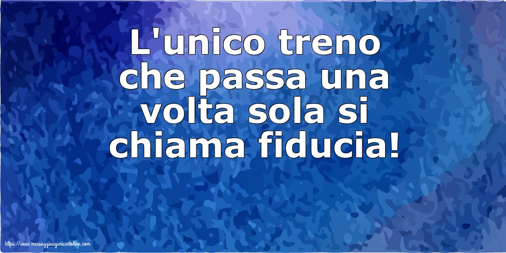 Famiglia L'unico treno che passa