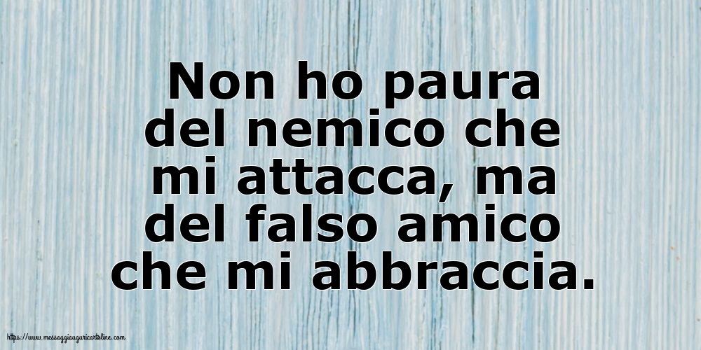 Famiglia Non ho paura del nemico che mi attacca