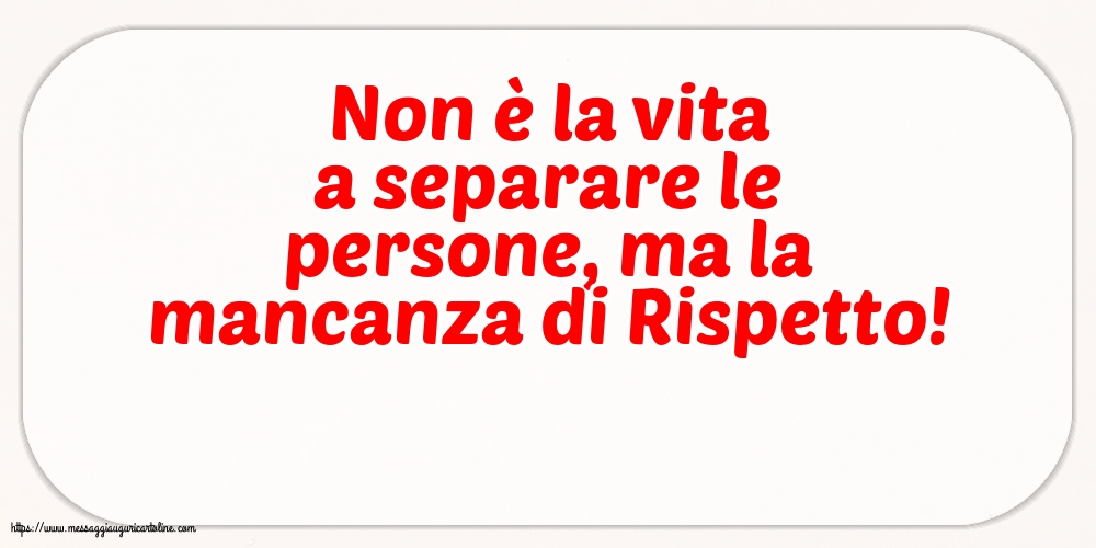 Famiglia Non è la vita a separare le persone