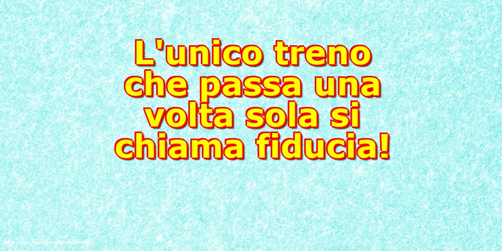 Famiglia L'unico treno che passa