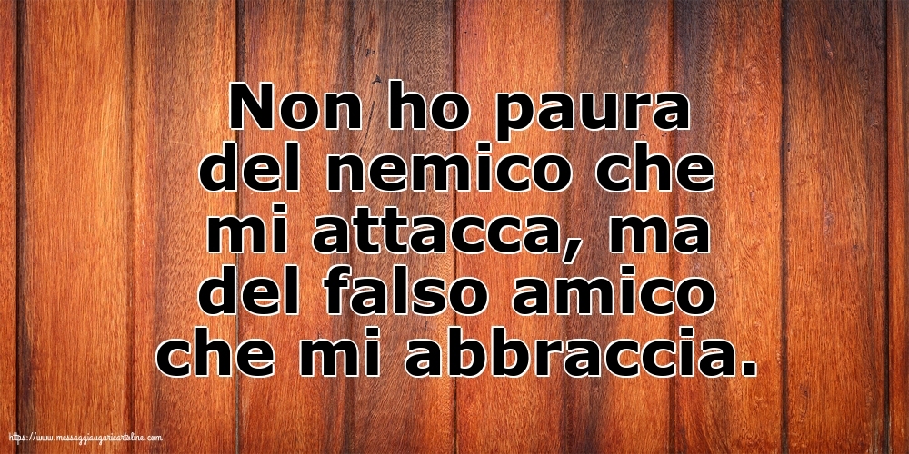 Famiglia Non ho paura del nemico che mi attacca