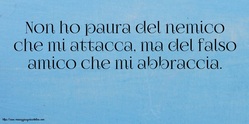 Famiglia Non ho paura del nemico che mi attacca