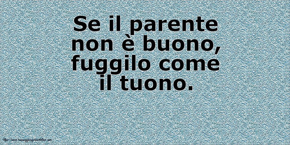 Famiglia Se il parente non è buono