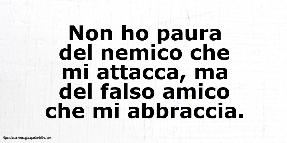 Famiglia Non ho paura del nemico che mi attacca